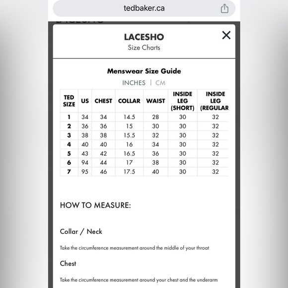 🌿SOLD - Ted Baker Men’s Long Sleeve Button Up Shirt Sz 4 Ted - Picture 6 of 6